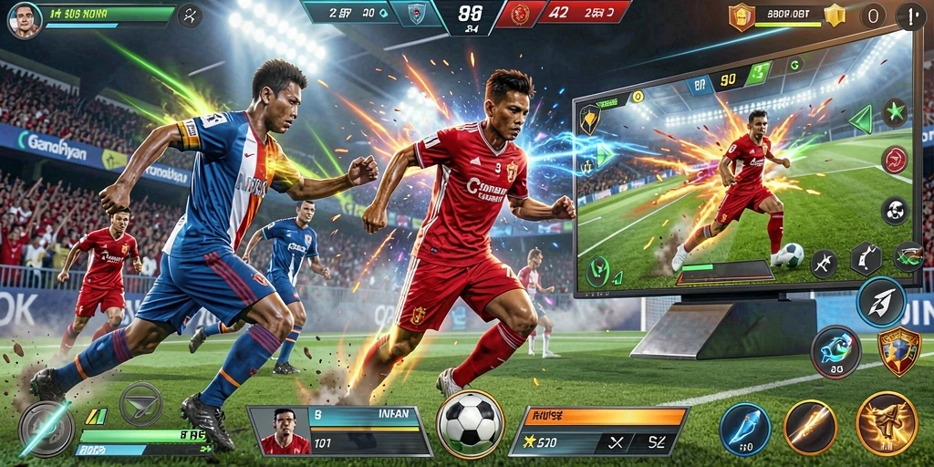 Gambaran contoh tantangan yang harus dihadapi pemain.