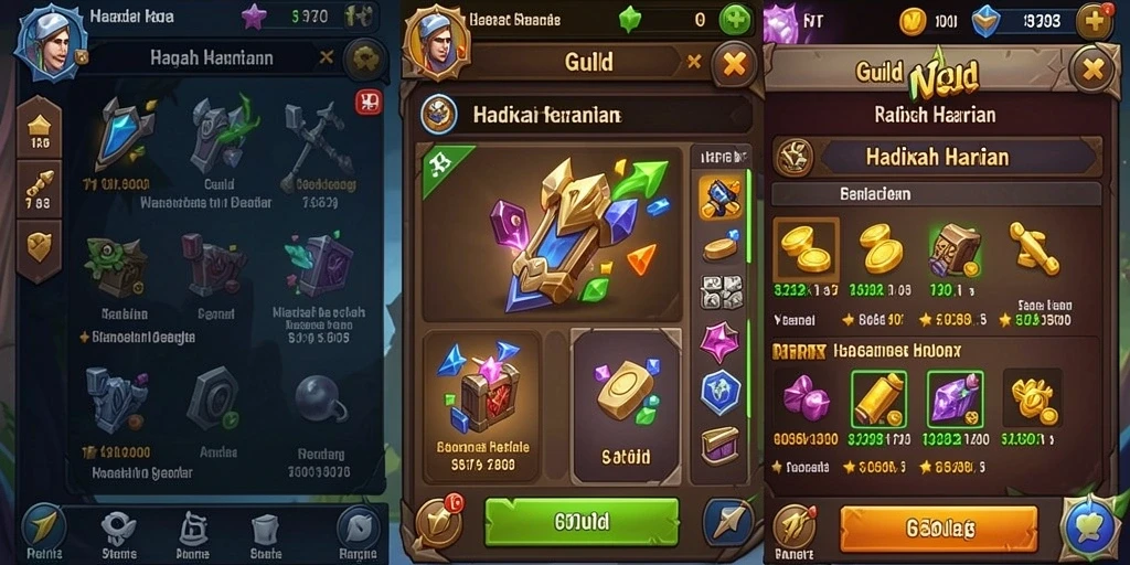 Beragam level dengan tantangan yang berbeda.