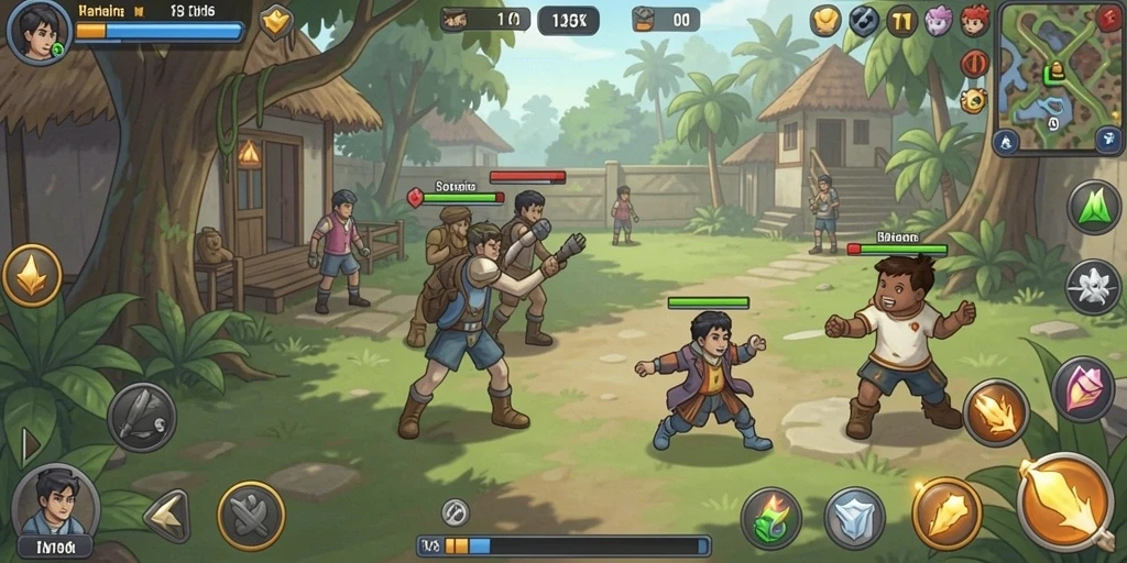 Screenshot menunjukkan karakter baru yang ditambahkan.