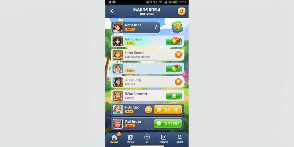 Karakter-karakter unik yang menambah keseruan bermain.