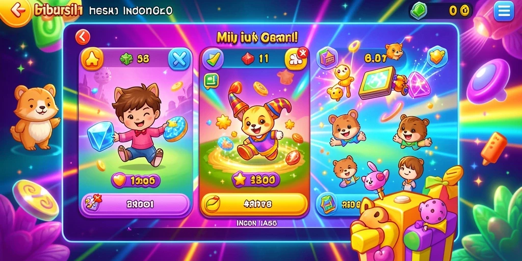 Menu utama yang intuitif dan mudah dinavigasi.