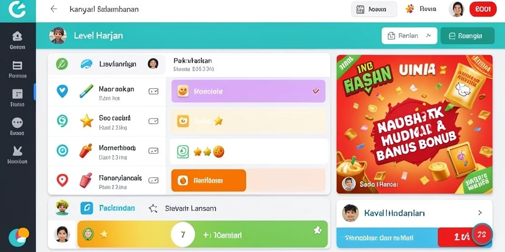 Screenshot menunjukkan mode multiplayer dengan teman-teman.